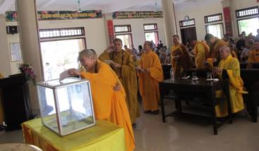 The Executive Board of Bac Ninh’s Vietnam Buddhist Sangha organizes prayers for peace in the East Sea